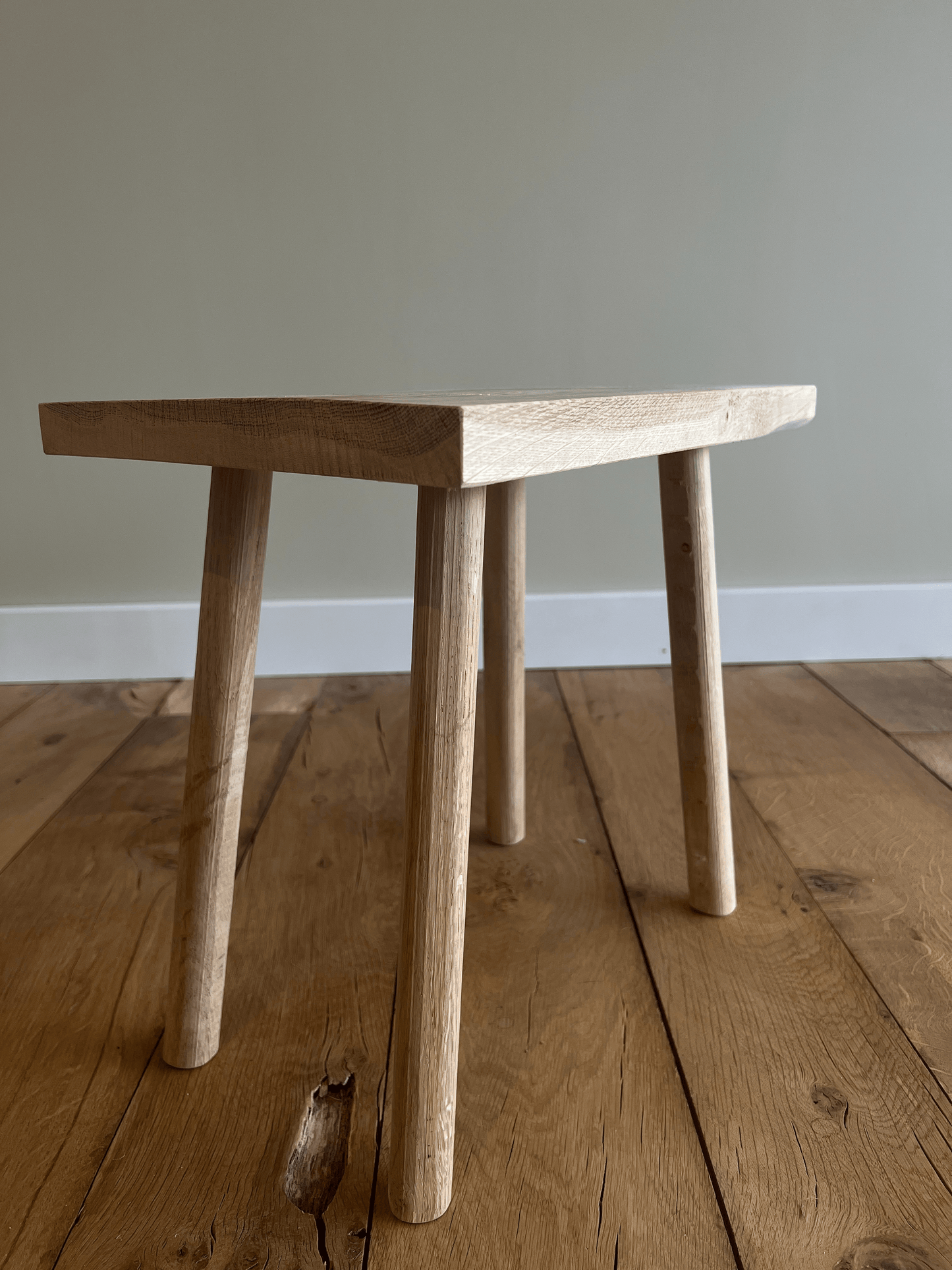 Rustic Oak Stool | Slojd and Benn