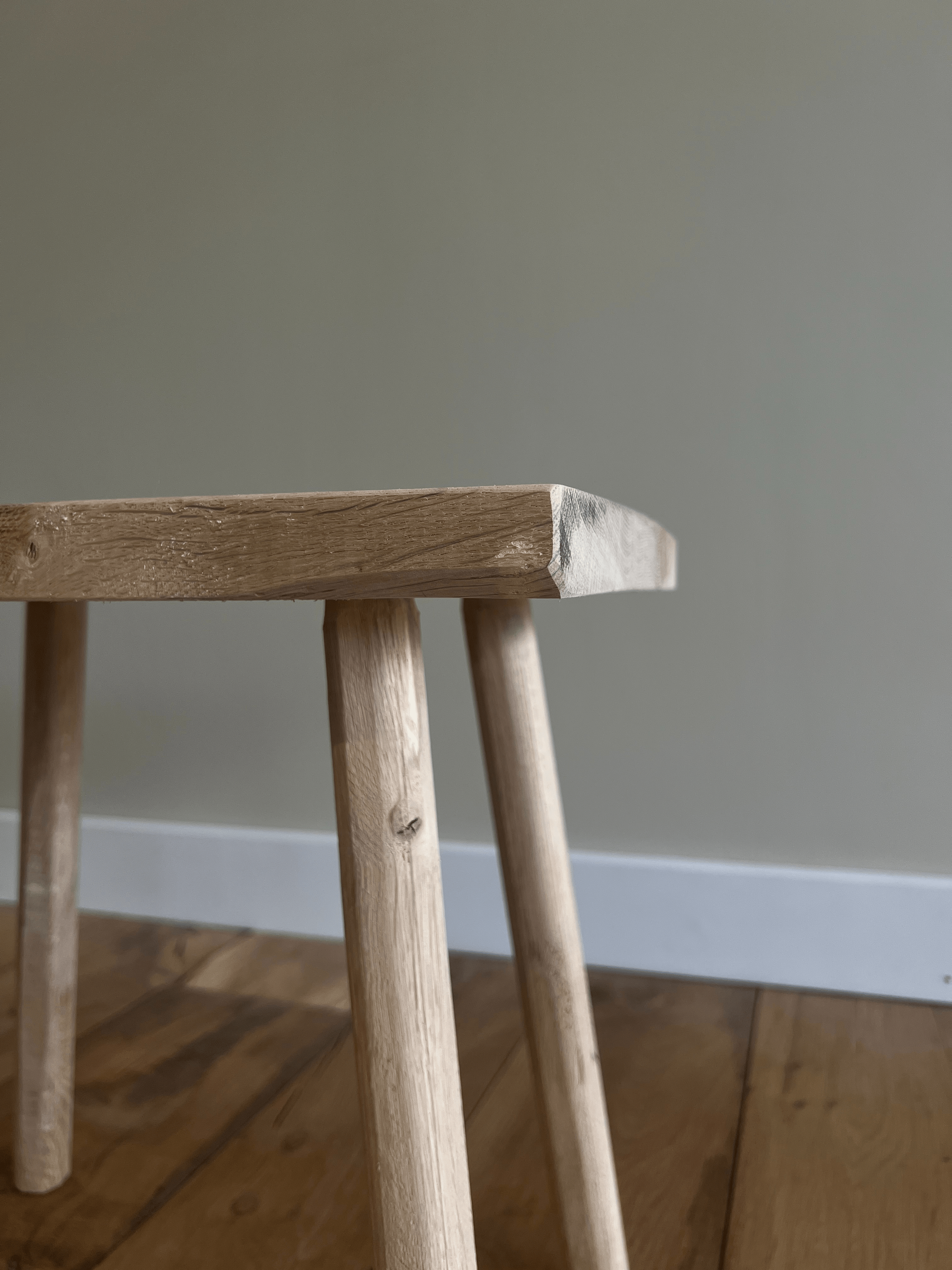 Rustic Oak Stool | Slojd and Benn