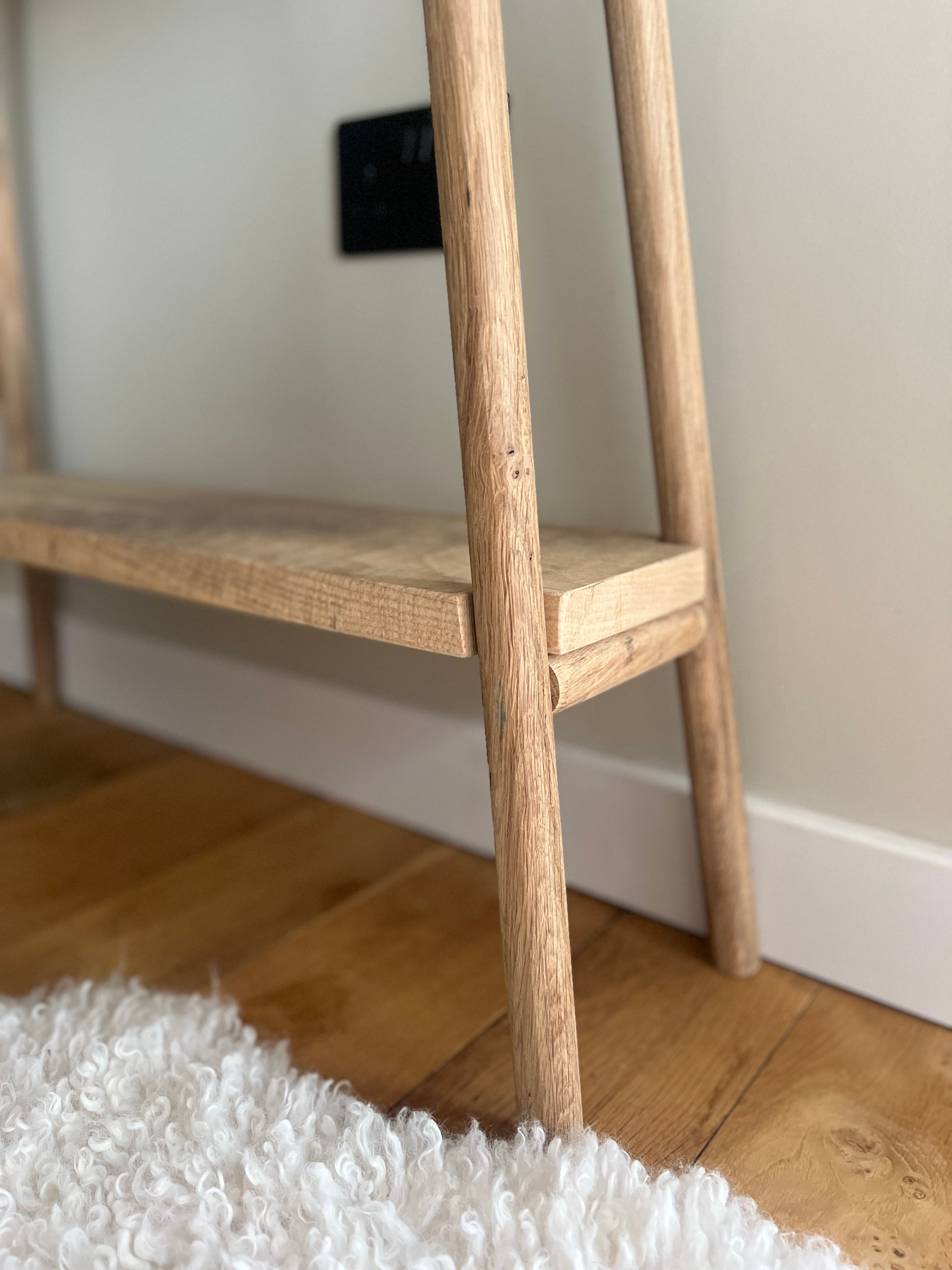 Rustic Solid Oak Console Table | Slojd and Benn