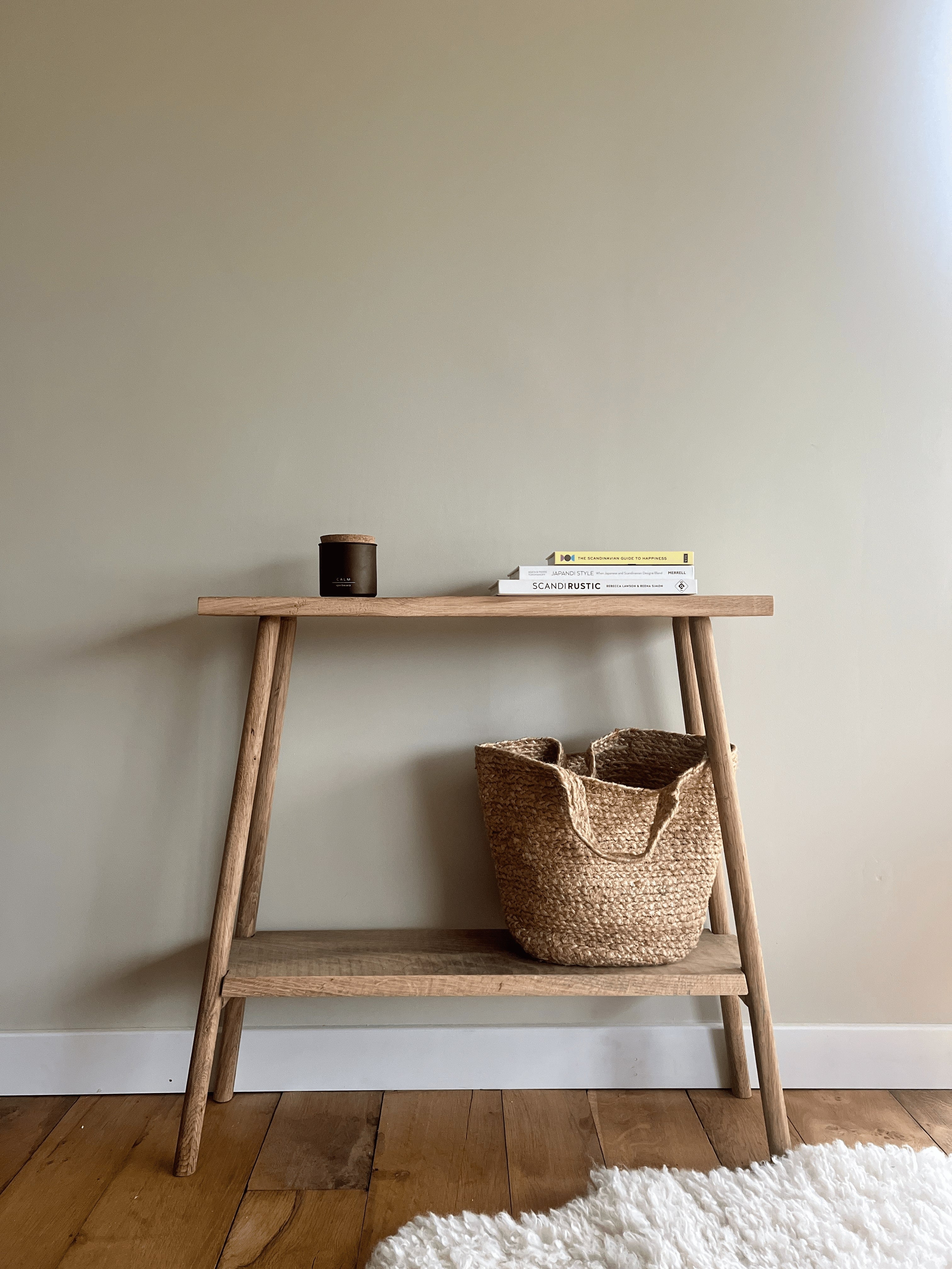 Rustic Solid Oak Console Table | Slojd and Benn