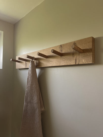 Solid Oak Coat Hooks | Slojd and Benn